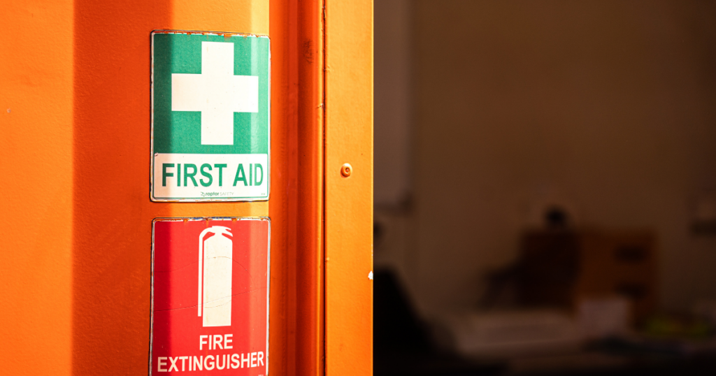 First Aid Equipment Signs