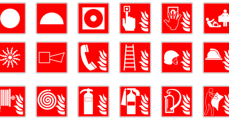 fire safety signs