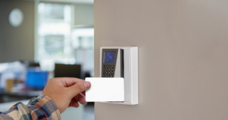 office key card entry system