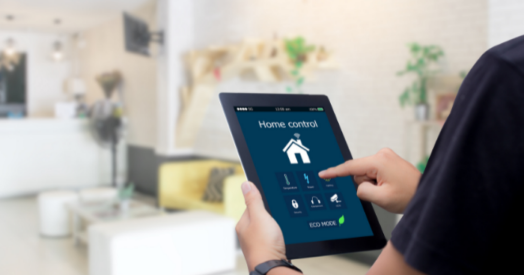 smart home control using mobile device